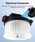 HVAC Blower Motor Assembly For Subaru Forester Impreza XV Crosstrek 2012 2018 2013 2015 Replacement Fan Motor 700290 72223 FJ001 shown with electrical connector.