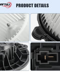 Close-up of Direct Fit HVAC Blower Motor Replacement Front Fan Assembly 700258 for Kia Sorento and Hyundai models