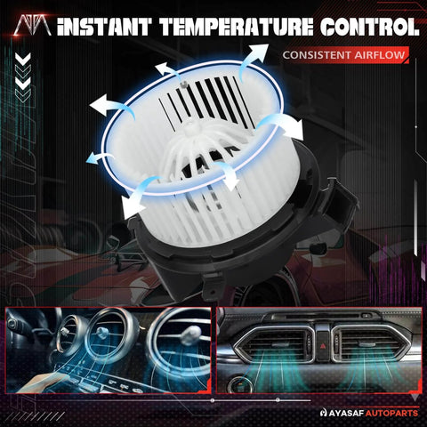 OEM HVAC Blower Motor Assembly for Chevy Astro, Blazer, Corvette, Camaro, GMC Safari, Sonoma, Jimmy, Buick Electra LeSabre