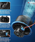 Front HVAC Blower Motor Replacement For Chevy Tahoe Silverado 1500 2500 Avalanche Suburban GMC Yukon Sierra Cadillac Escalade Easy Install Fits AC Heater Fan 700164 22741027