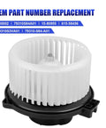Premium HVAC Blower Motor With Fan For Honda Pilot 2003 2004 2005 2006 2007 2008 Odyssey 1999 2000 2001 2002 2003