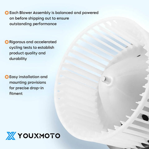 Replacement HVAC Blower Motor Assembly With Fan Cage For 1999 2007 Ford F250 F350 Super Duty And 2000 2005 Excursion XC3Z19805CA 700099 2C3Z19834AA PM292