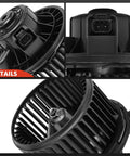 Close-up views of HVAC Heater Blower Motor with Fan Cage for 2007-2014 Chevrolet Silverado Tahoe Suburban Avalanche GMC Sierra Yukon Cadillac Escalade Hummer Vehicles