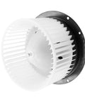 Replacement HVAC Blower Motor Assembly With Fan Cage For 1999 2007 Ford F250 F350 Super Duty And 2000 2005 Excursion XC3Z19805CA 700099 2C3Z19834AA PM292, showing white plastic fan cage and black mounting plate.
