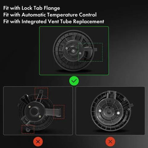 HVAC Heater Blower Motor With Fan Cage for 2007 Through 2014 Chevrolet Silverado Tahoe Suburban Avalanche GMC Sierra Yukon Cadillac Escalade Hummer Vehicles, Rock Solid OEM Style Replacement, Easy Install