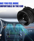 HVAC Blower Motor With Fan For Chevy Silverado 1500 2500 Suburban Avalanche GMC Sierra Yukon Cadillac Escalade Fits 2003 2004 2005 2006 Models Replaces 700191 Durable OEM Replacement Part shown installed in car dashboard