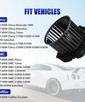 Premium Direct Fit HVAC Blower Motor With Fan for Chevy Silverado Suburban Tahoe GMC and Cadillac vehicles