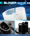 Front HVAC Heater Blower Motor Fan Assembly Replacement For Ford E Series Vans 1997 2014 E150 E250 E350 Econoline Club Wagon Super Duty With XC2Z 19805 BA 700022 FO3126109 330 58014 000 615 00603 shown in components