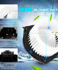 HVAC Blower Motor Fan Replacement for Chevy Impala 2004 To 2013 Buick LaCrosse Allure 2005 To 2009 Monte Carlo 2004 To 2007 Pontiac Grand Prix 2004 To 2008 Replacement 700107 19153333 showing design and features.