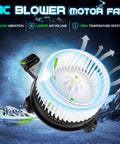 Reliable HVAC Blower Motor Fan Replacement For Honda And Acura Vehicles Including Civic CR-V Accord RDX ILX With 79310-T0A-A01