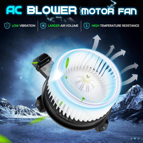 Reliable HVAC Blower Motor Fan Replacement For Honda And Acura Vehicles Including Civic CR-V Accord RDX ILX With 79310-T0A-A01
