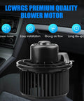 HVAC Blower Motor With Fan For Chevy Silverado 1500 2500 Suburban Avalanche GMC Sierra Yukon Cadillac Escalade Fits 2003 2004 2005 2006 Models Replaces 700191 Durable OEM Replacement Part shown in car interior