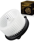 Heavy Duty HVAC Blower Motor With Fan For Subaru Legacy Outback Lexus RX350 Toyota Sienna Cadillac CTS SRX STS 2006-2019 Models Replaces 700228 Quiet Smooth Air Flow Upgrade, shown with packaging