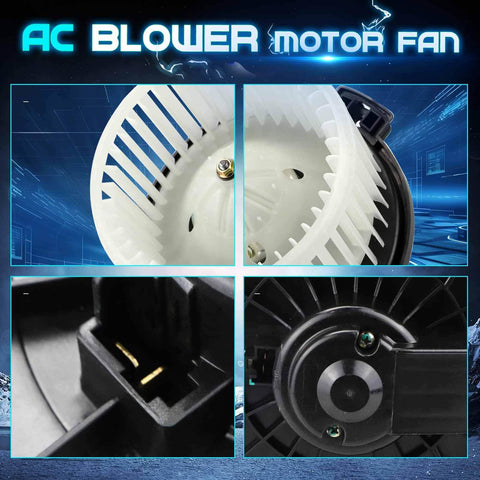 HVAC Heater Blower Motor Fan Replacement For Toyota Corolla And Matrix 2003 Through 2008 Plug-And-Play Direct Fit Replaces 8710302370