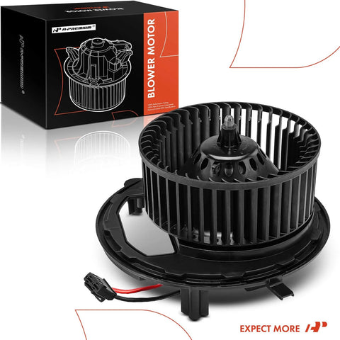 Premium HVAC Heater Blower Motor Assembly For Volkswagen And Audi Vehicles by A Premium Drop In Ready with packaging