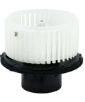 Front view of Front HVAC Blower Motor Assembly For GM Chevy Tahoe Silverado Yukon Sierra Escalade 2000 2006 Beefed Up Replacement 700089 89019321 52400424 Betthand Quality Auto Part
