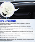Installation steps for HVAC Heater Blower Motor With Fan For BMW 5 Series 528i 535i 550i 640i 650i 740i 750i 740Li 750Li 2011 2016 Replacement AC Fan Replaces 700294 Direct Fit Replacement Plug And Play Easy Install OEM Quality Climate Control Component