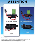 HVAC Blower Motor Resistor Direct Fit Compatible With 1999 To 2006 Chevy Silverado GMC Sierra product comparison with wiring