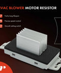 HVAC Blower Motor Resistor Kit With Harness Replacement For Chevy GMC Buick Cadillac And Olds Vehicles Fits Silverado Sierra Tahoe Yukon Suburban Escalade And Trailblazer OE Style Plug In Replaces 89018778