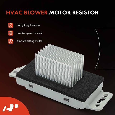 HVAC Blower Motor Resistor Kit With Harness Replacement For Chevy GMC Buick Cadillac And Olds Vehicles Fits Silverado Sierra Tahoe Yukon Suburban Escalade And Trailblazer OE Style Plug In Replaces 89018778