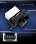 Rugged HVAC Blower Motor Resistor Control Module With Auto Temperature Control For Ford F-150 2009-2014 and SUVs, OEM Connector