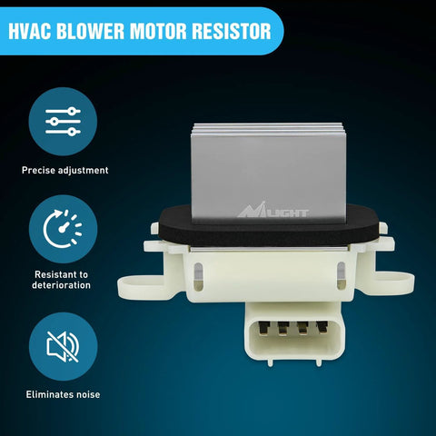 Image of an HVAC Blower Motor Resistor Replacement For Ford F150 2009 To 2014, Ford Expedition 2009 To 2017, Lincoln Navigator 2009 To 2017