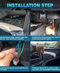 Installation steps for HVAC Blower Motor Resistor Replacement For Kia Optima Sorento Soul Forte Koup Sedona Santa Fe Elantra Sonata Elantra GT Azera And Hyundai Elantra Coupe Elantra Sport Replacement RU656.