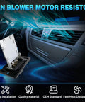Image of HVAC Blower Motor Resistor Replacement For Kia Optima Sorento Soul Forte Koup Sedona Santa Fe Elantra Sonata Elantra