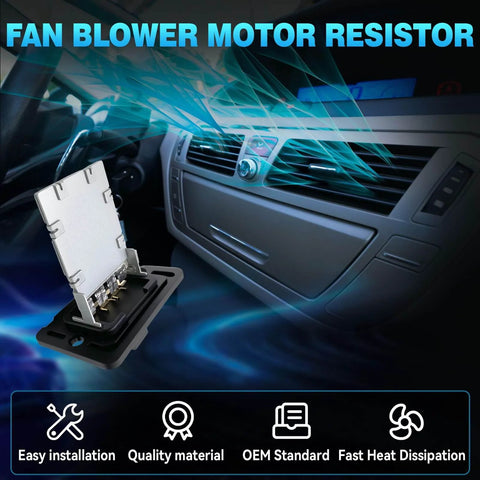 Image of HVAC Blower Motor Resistor Replacement For Kia Optima Sorento Soul Forte Koup Sedona Santa Fe Elantra Sonata Elantra