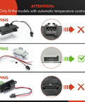 Compatibility chart for HVAC Blower Motor Resistor Kit with Harness Replacement for Chevy GMC Buick Cadillac and Olds vehicles