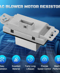 HVAC Blower Motor Resistor Kit With Harness For Your Ride 2003 2004 2005 2006 Chevrolet Silverado Suburban Tahoe Avalanche Trailblazer GMC Sierra Envoy Yukon Cadillac Escalade Fits 89019351 89018778 1581773 front view