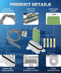 HVAC Blower Motor Resistor Kit 973 434 Replaces 15218254 for Chevy Colorado 2004 Through 2012 layout with components
