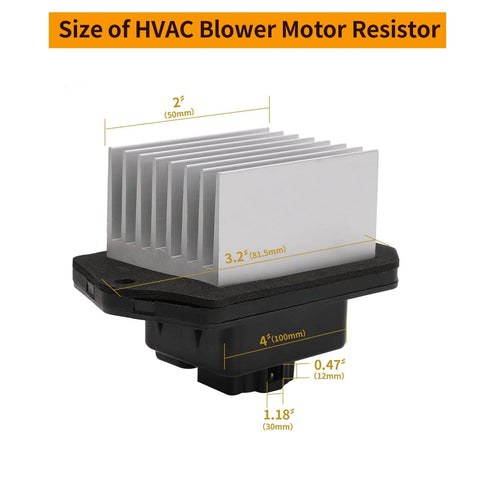 HVAC Blower Motor Resistor Replacement For Honda Accord Civic CR V Element Odyssey Pilot And Acura RDX TSX Compatible AC