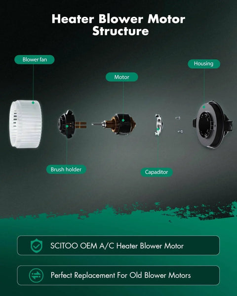 Front HVAC Blower Motor With Fan Cage 700059 For Toyota Echo 2000 2005 And Tacoma 1995 2004 Front Cabin Air Replacement Part