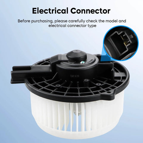 HVAC Heater Blower Motor Assembly Replacement For 2003-2007 Honda Accord Sedan, 2004-2008 Acura TSX, 2008-2014 Honda Ridgeline