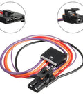 HVAC Blower Motor Resistor Kit With Harness For Chevy Silverado Tahoe Suburban Avalanche Trailblazer GMC Sierra Envoy Yukon XL Replaces 89018778 89019351 19260762 RU-631, showing multicolored wires and connectors