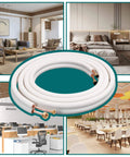 Mini Split Line Set Kit with Sixteen Foot Copper Line Pipes, 1/4" and 1/2" OD, 3/8" Insulated Coil for HVAC and Heat Pumps in various rooms