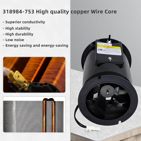 HVAC Furnace Draft Inducer Blower Motor Replacement That Fits Nordyne M1MB070ABW Nortek Intertherm Furnaces WP903404 903404
