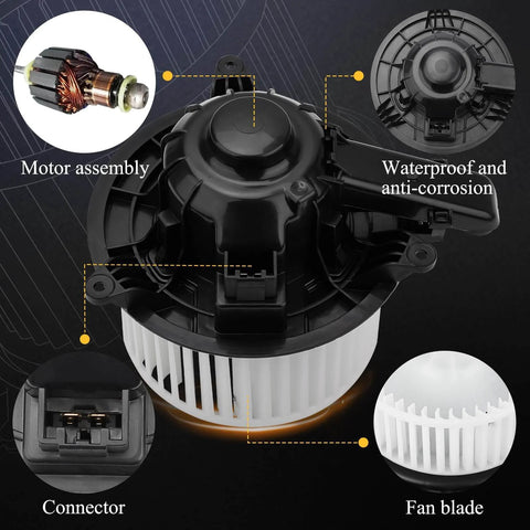 HVAC Heater Blower Motor Assembly For Ford F150 2009 2014 Expedition 2009 2017 Lincoln Navigator 2009 2017 Direct Replacement