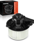 Front view of HVAC Heater Blower Motor With Fan Cage For Ford And Lincoln Vehicles Fits F-150 2009-2014, Expedition 2009-2017