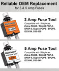 Must Have Resettable Fuse Kit For HVAC Systems With 3 Amp And 5 Amp Fuses Extra Fuses Sturdy Storage Case And Control Circuit Tester