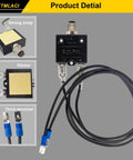 Resettable Fuse Kit For HVAC Circuit Breakers, 3A And 5A Dual Pack, showing strong body, thick terminal and connecting wires.