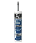 Front view of HVAC Silicone Sealant Caulk Clear 10.1 Oz Tube Indoor Outdoor Use 100 Percent Silicone Rubber For Long Lasting Durability.
