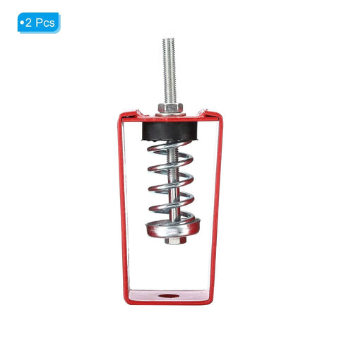 Two-pack vibration isolators deliver effective noise and vibration reduction for HVAC air handling units, steel and rubber build.