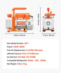 3.5 CFM HVAC vacuum pump for automotive air conditioning