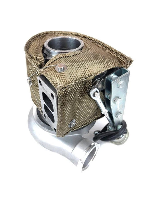 Durable Lava Exterior Turbo Blanket Insulating Cover For HX35W Turbocharger Fits 1996 Through 2002 Dodge Ram 5.9L Diesel