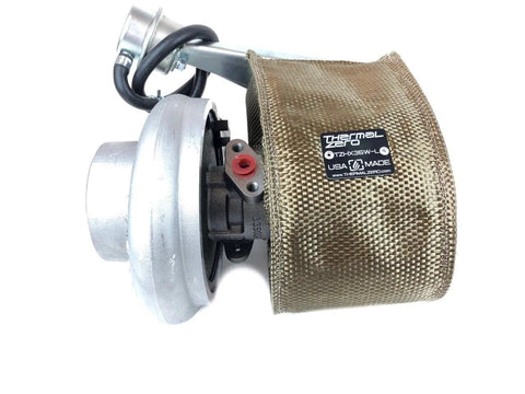 Durable Lava Exterior Turbo Blanket Insulating Cover For HX35W Turbocharger Fits 1996 Through 2002 Dodge Ram 5.9L Diesel