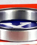 S6807-2RS Hybrid Ceramic Ball Bearing 35x47x7mm side view showcasing stainless steel ring.
