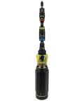 17-In-1 Impact Rated Hybrid Screwdriver And Nut Driver With Magnetic Shaft, Flip Socket, 11 Tips, 3 Nut Driver Sizes