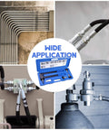 PEX Expansion Tool Kit For One Half Inch, Three Quarter Inch And One Inch Tubing, Head Tube Expander With Carry Case, Various Applications